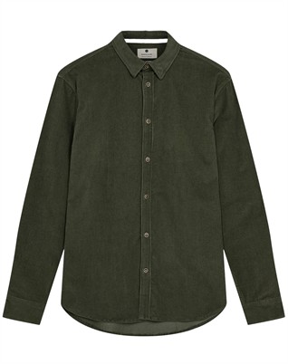 Leif Solid Cord Skjorte